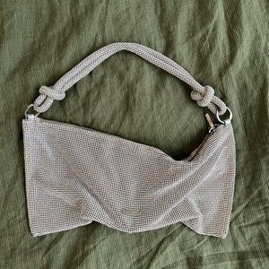 Cult Gaia Hera Shoulder Bag Crystal Rhinestone